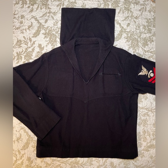 Vintage US Navy USN Naval Sailor Crackerjack Uniform Jumper size medium Nautical - Picture 1 of 13